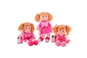 Dukke, bamse og udstyr - Johntoy Baby Rose Rag Doll Pink 40cm - 27665