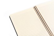 Blokke, Formularer & Notesbøger - KOZO Notesbog A4 Lnieret Premium Black - 320138
