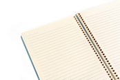 Blokke, Formularer & Notesbøger - KOZO Notesbog A5 Linieret Premium Steel Blue - 320133