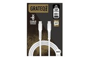 USB kabel - Grateq PRO - USB-C cable - 24 pin USB-C to 24 pin USB-C - 1.5 m - 86011GC