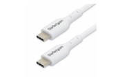 USB kabel - StarTech.com 3m White USB-C Charging Cable USB C Cable 60W 3A PD - USB-C cable - 24 pin USB-C to 24 pin USB-C - 3 m - USB2CC3MWHE