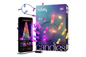 Smart Home - Twinkly Candies - string lights - LED x 100 - 7 W - RGB light - candle - transparent - TWKC100RGB-T
