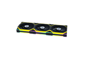 Kabinet Køler - Lian Li UNI FAN SL Wireless 3-pack Black - Kabinet køler - 120mm - Sort med RGB LED lys - 29 dBA - G99.12SL1W3B.00