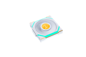 Kabinet Køler - Lian Li UNI FAN SL Wireless LCD White - Kabinet køler - 120mm - Hvid med RGB - 29 dBA - G99.12SLLCD1W1W.00