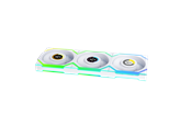 Kabinet Køler - Lian Li UNI FAN SL Wireless LCD Reverse (3-pack) - Kabinet køler - 120mm - Hvid med RGB LED lys - 31 dBA - G99.12RSLLCD1W3W.00