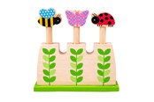 Babylegetøj - Bigjigs Wooden Garden Pop Up Animals - BJ057