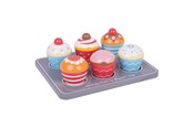Trælegetøj - Bigjigs Wooden Muffin Set - BJ465