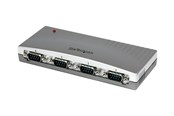 Netværksadapter (netkort, printserver mv.) - StarTech.com 4 Port USB to Serial RS232 Adapter - DB9M - RS232 Extension - Serial to USB (ICUSB2324) - serial adapter - USB - RS-232 x 4 - ICUSB2324