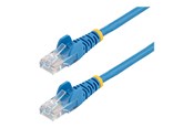 Netværkskabel - StarTech.com 0.5m Blue Cat5e / Cat 5 Snagless Ethernet Patch Cable 0.5 m - patch cable - 50 cm - blue - Blå - 0.5m - 45PAT50CMBL