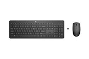 Tastatur - HP 235 - Tastatur & Mus sæt - Engelsk - Sort - 1Y4D0UT#ABB