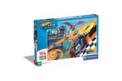 Puslespil - Clementoni Jigsaw Puzzle Super Color Hot Wheels 104pcs. - 25760