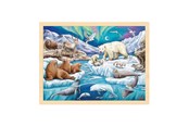 Puslespil - Goki Wooden Jigsaw Puzzle Polar Night 96pcs. - 57328