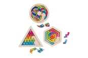 Puslespil - Goki Wooden Brainteaser Puzzle per piece Wood - 57359