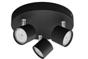 Lamper - Philips STAR plate/spiral black 3x4.5W SELV Dim - 929003205301