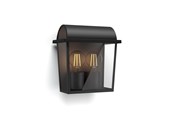 Lamper - Philips Harvest udendørs væglampe, sort - 915005308901