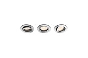 Lamper - Philips DONEGAL indbygningsspot, rund, 3-pak, krom - 915005423831