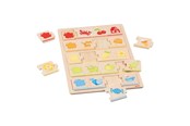 Puslespil - Goki My First Color Jigsaw Puzzle 20 pcs. Wood - 57343
