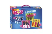 Puslespil - Studio 100 K3 4in1 Puzzle - Stars - MEK3B2001040