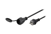 Strømkabel (intern) - Pro goobay - power cable - Power (CEE 7/4) - Type F Plug - 25 m - Sort - 4040849448416