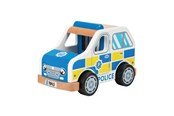 Babylegetøj - Tidlo Wooden Police Car - T0508