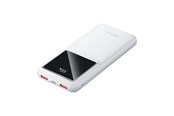 Powerbank - Vention Powerbank FHKW0.10000mAh Micro-USB USB-C 2xUSB-A 22.5W (white) Powerbank - Hvid - 10000 mAh - FHKW0