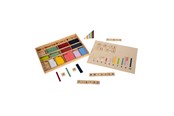Leg & Læring - Small Foot - Wooden Learning Box with Counting Rods and Counting Blocks Set - 12559