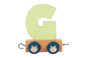 Børneværelse - Small Foot - Wooden Letter Train Polar - G - 12577