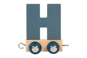 Børneværelse - Small Foot - Wooden Letter Train Polar - H - 12578