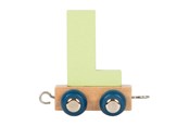 Børneværelse - Small Foot - Wooden Letter Train Polar - L - 12582