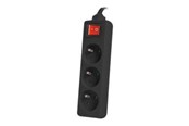 Strømkabel (ekstern) - Lanberg - power strip - PS1-03E-0150-BK