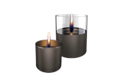 Boligindretning - Tenderflame Lilly 8/10 Giftset Gun Metal Glass - TF-600340