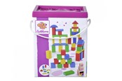 Babylegetøj - Eichhorn Wooden Blocks Colored 50pcs. - 100050161