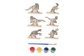Kreativt Legetøj - Artist & Co Dino Paint Set Wood 6 pcs. - 110680190