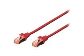 Netværkskabel - DIGITUS patch cable - 10 m - red RAL 3020 - 10m - DK-1644-100/R