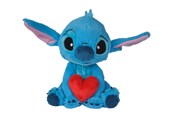 Merchandise - Simba - Stitch Bamse med Hjerte (25 cm) - Bamse - 5400868014808