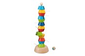 Brætspil - Goki Wooden Wobbling Tower Game 15 pcs. - 56752