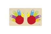 Puslespil - Goki Wooden Counting Puzzle Hand 14 pcs. Wood - 57875