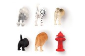 Boligindretning - Kikkerland - Dog Butt Magnets 6 Per Set - MG17