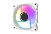Kabinet Køler - Darkflash DR08 3-in-1 Cooling Fan (White) - Kabinet køler - 120mm - Hvid med RGB - 30 dBA - DR08 3IN1 White