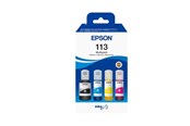 Blæk, Toner & Forbrugsstoffer - Epson 113 Multipack - 4-pack - black yellow cyan magenta - original - ink refill - C13T06B640