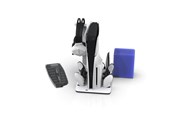 Spil tilbehør - iMP TECH DLX Stand - Charges Controllers(inc. Edge) 3sp Fan w. game headset and remote store - Sony PlayStation 5 - PS5DLXALL