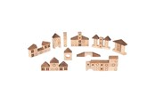 Babylegetøj - Goki Wooden Building Blocks City 70 pieces. - 58565
