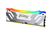 RAM - Kingston FURY Renegade RGB DDR5-8400 - 24GB - CUDIMM for Intel - CL40 - Single Channel (1 pcs) - Intel XMP - Hvid med RGB - KF584CU40RWA-24
