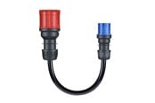 Elbil ladere - go-e Adapter Gemini flex 22 kW til CEE blå 16 A - CH-04-01