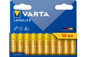 Batteri - VARTA 4106101761 Longlife AA - 10-pack - 4106101761