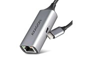 Netværksadapter (netkort, printserver mv.) - AXAGON ADE-TXPD USB-C Gigabit Ethernet Adapter Power Delivery 100W - ADE-TXPD