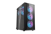 Kabinet - Darkflash DK352 Plus computer case + 4 fans (black) - Kabinet - Miditower - Sort - DK352 Plus