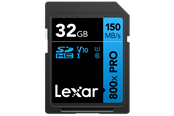 Hukommelseskort - Lexar Pro 800X SD - 150MB/s - 32GB - LSD0800P032G-BNNNG