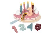 Rolleleg - Small Foot - Wooden Cuttable Birthday Cake 18pcs. - 12453