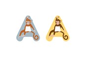 Kreativt Legetøj - Small Foot - Wooden Animal Children's Letter - A - 12508